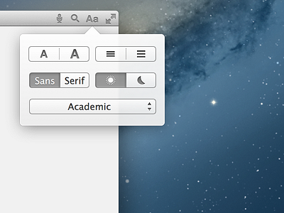 Title bar document options bar outliner scribe title