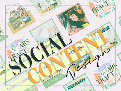 Social Content Design ad graphics branding content graphic art graphic design illustration social media typography