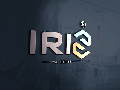 iris algerie graphic design logo