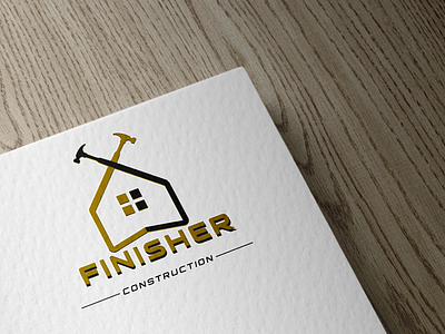 construction logo graphic design logo