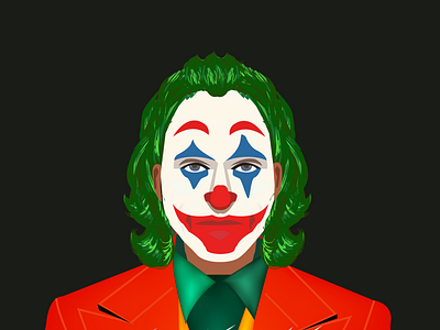 Joker app application customer design digitalart drawing illustration job joker logo marvel mobile movies pranding super superhero ui ux vector