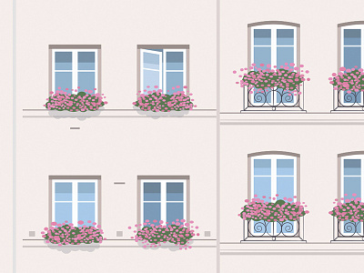 Architecture in Paris arts city exterior facade france house illustration old roof spring street town