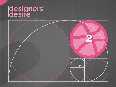 Pink Ratio and two dribbble invites behance cover designer desire dribbble golden grid illustration invitation invite ratio scheme