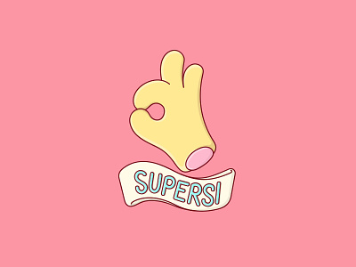 Supersi animation art awesome character design hand illustration vector visual art
