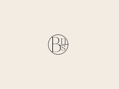 BIZOU: Night Suites Monogram branding design icon illustration logo