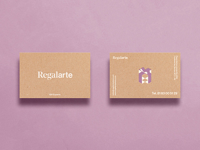Regalarte. Gift Experts. Business Card