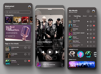 Music App|Mobile App