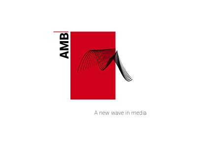 Brand Concept media music red sound sound wave wave