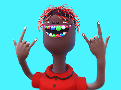 Lil Yachty 3d adobe caricature character cinema cinema4d design rapper trap yatchy