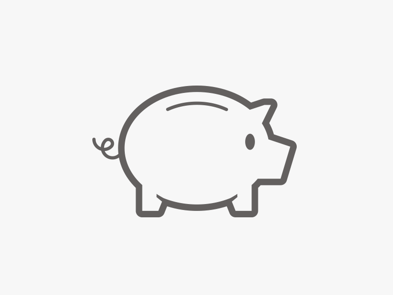 Piggy Bank Icon Animation animation bank construction icon pig piggy savings vector