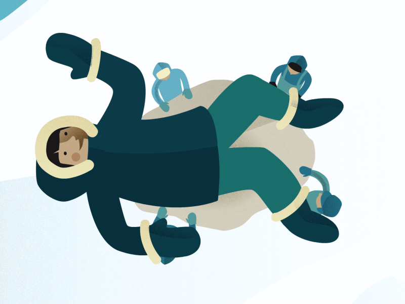Blanket Toss by Trevor Piecham for Nutshell on Dribbble
