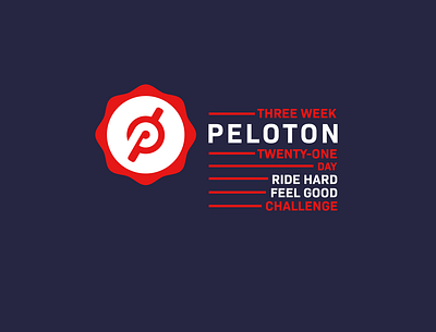 Peloton 01 challenge cycling design dribbble illustration peloton