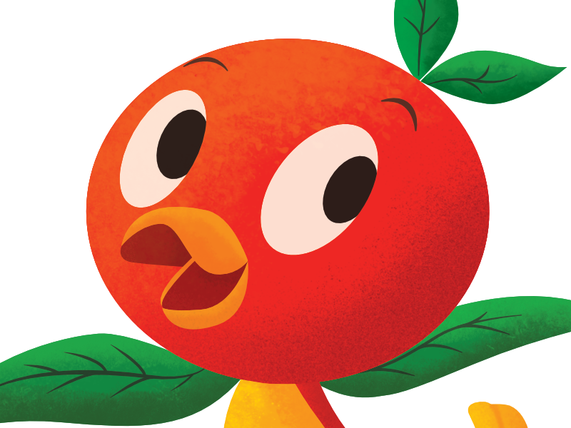 Little Orange Bird orange bird disney wdw walt disney world