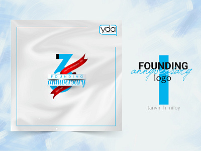 3rd Founding Anniversary Logo Design anniversary logo event logo graphic design illustration logo logo design typography vector