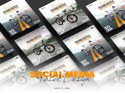 Bicycle Social Media Poster Design x BDShop adobe photoshop branding business card design graphic design social media post design