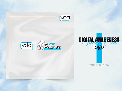 Digital Awareness Event Logo x YDA adobe photoshop branding design graphic design logo social media post design