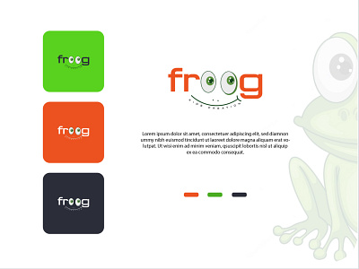 Logo Design x Frog Kids Creation design frog logo design graphic design illustration kids logo design logo logo design vector
