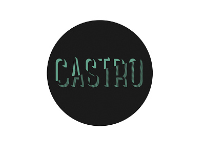Castro Logo Mockup branding graphic design logo type design