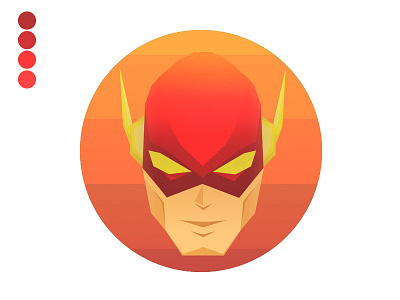 The Flash Illustration comic dc design flash icon illustration