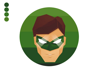 Green Lantern Illustration comic dc design green lantern icon illustration