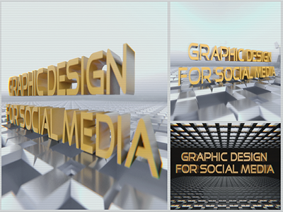 Graphic Design for Social Media 3d graphics 3dcg graphic design marketing render social media social media marketing