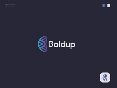 Logo branding Design; Loog Name  Boldup