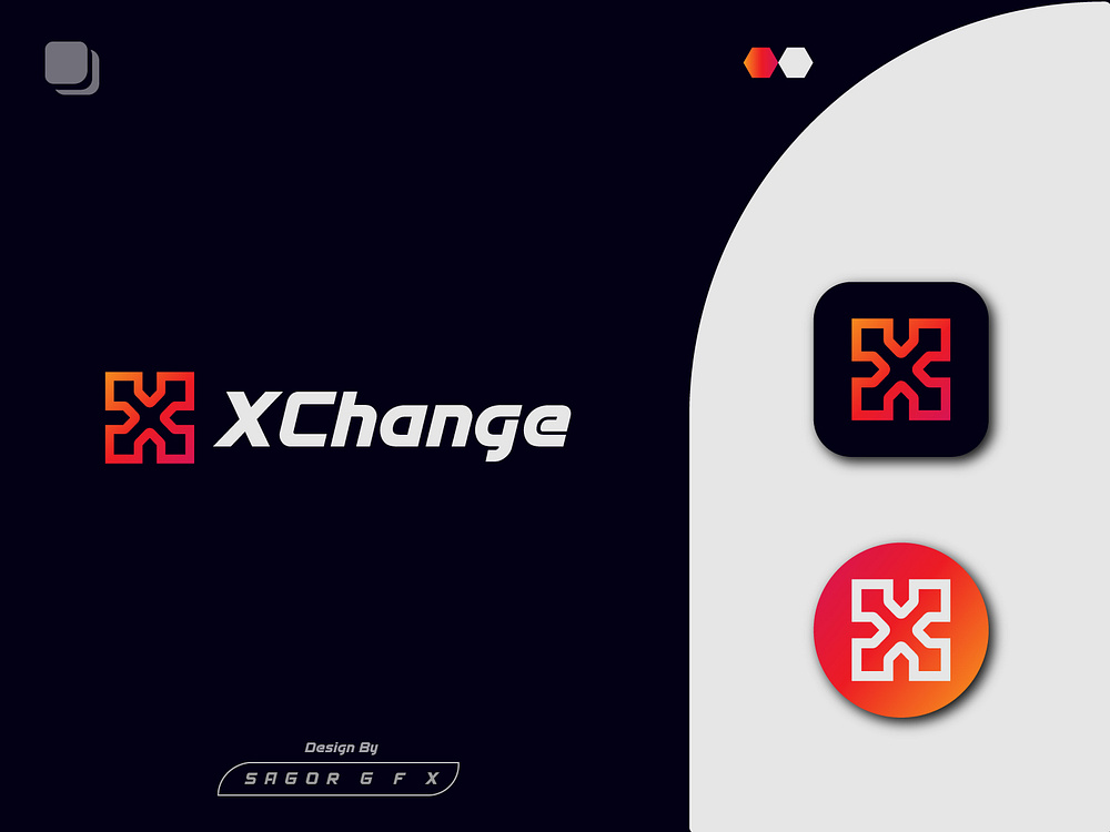 Xchange Logo designs, themes, templates and downloadable graphic