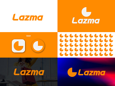 Lazma / Logo Branding 2d logo apps icon brand identity branding branding design business logo design graphic design illustration l logo logo logo design logofolio modren logo vector