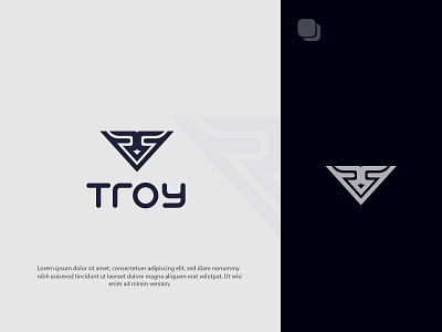 Troy / Logo Branding T icon