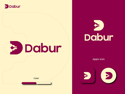 Dabur Company Logo 2d logo branding branding design company logo design graphic design illustration logo logo design minimalist logo modren