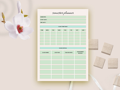 Student Semester Planner best planner best semester planner good planner minimal planner