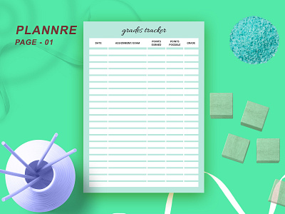 Student Planner Grades Tracker best planner best plannergrades tracker best student planner minimal planner simple planner student plannergrades tracker