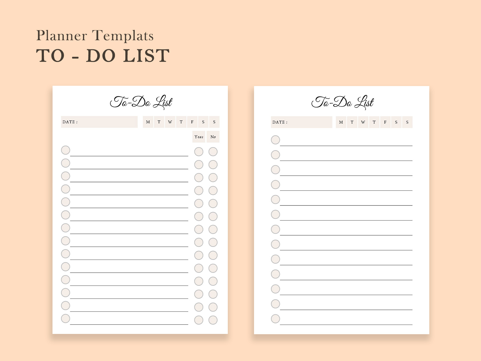 To Do List Templates by DesignByStore on Dribbble