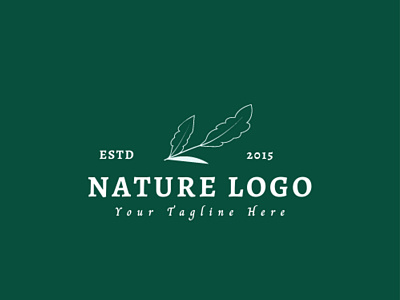 logo template botanical
