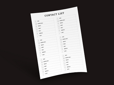 planner template contact list best best design best planner design minimal planner planner