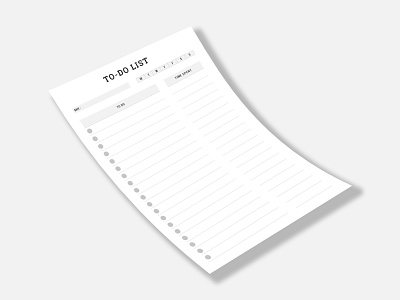 planner template to do list