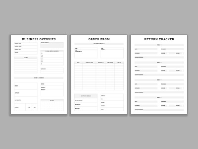 planner template