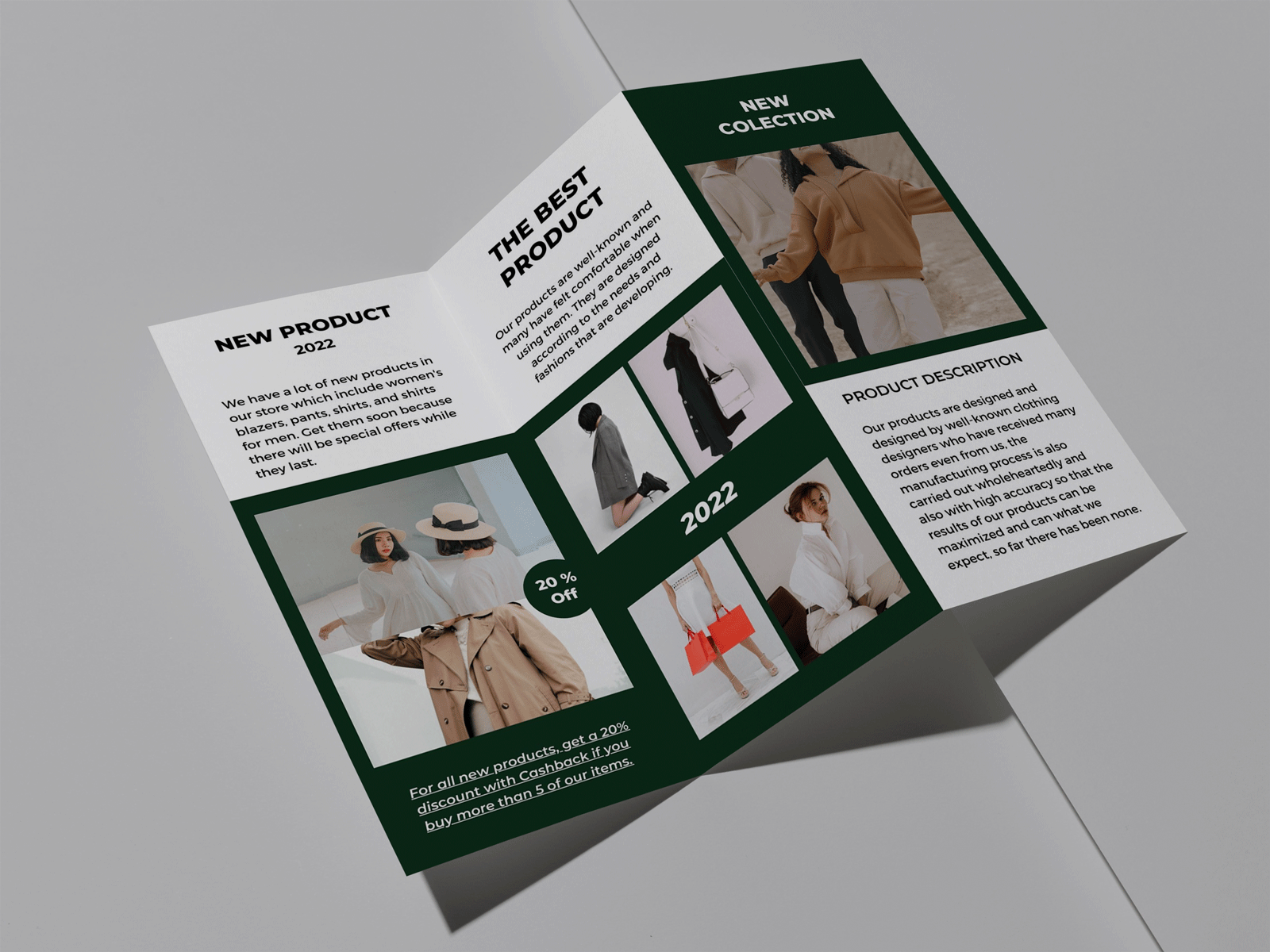 Fashion Trifold Brochure collection
