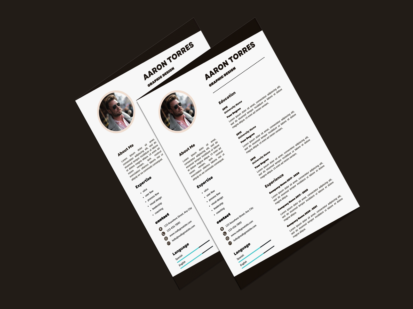 Minimalist Graphic Designer Resume