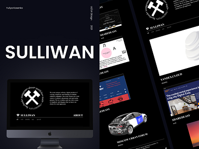 SULLIWAN concept css html landing page