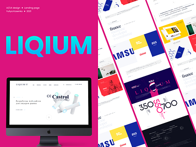 LIQIUM concept css html landing page