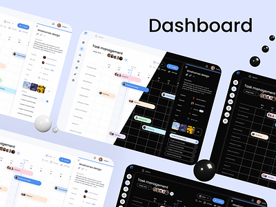 Dashboard abstract admin collaboration creative dashboard design desktop gant interface layaut management navigation productivity sidebar table tasks team ui uiux ux