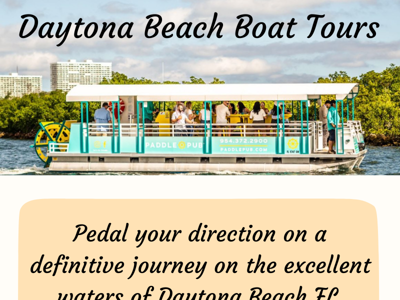 Daytona Beach Boat Tours Paddle Pub by Paddle Pub on Dribbble