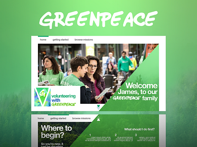 Greenpeace Volunteers: Onboarding Redesign