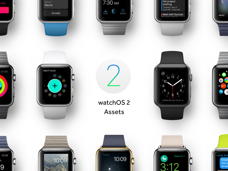 WatchOS 2 Assets by Nikita Yermolayev for Minimum on Dribbble
