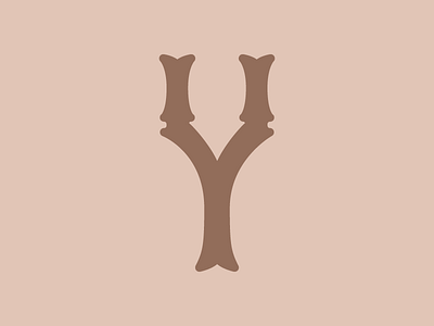 A Glyph A Day #30 a glyph a day agad bone experimental font glyph letter lettering march project serif type type design typography weird western y