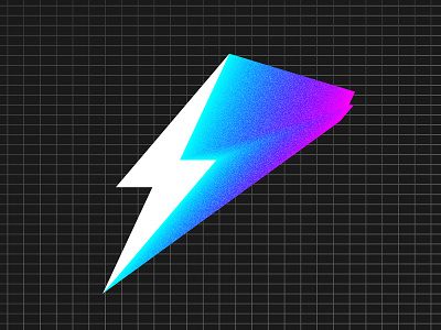 Team ⚡️Background 80s bolt grid lightning logo neon tron