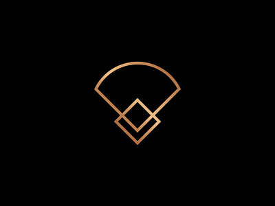 The Perfect Game baseball diamond field icon iconography illustration logo monoweight sports