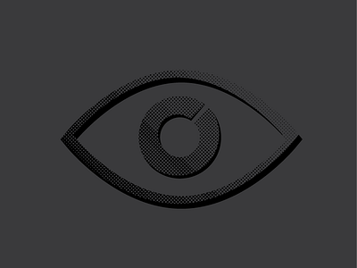 Eye see you 50 shades of gray bitmap bw eye gray grey icon illustration screentone