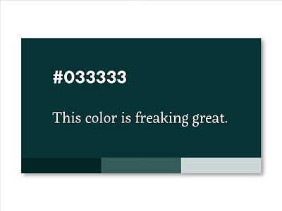 Type/Color Combos color gray green pairings servus slab soin sans typography